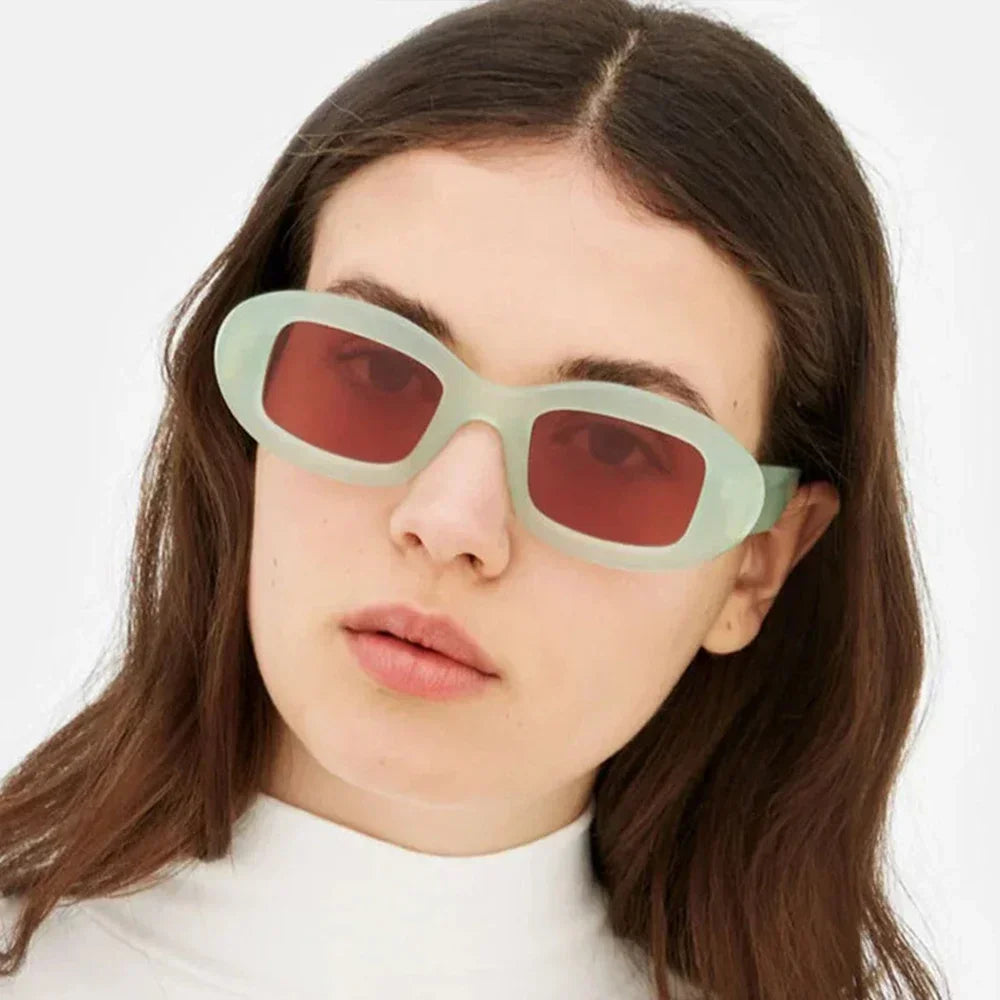 JNPCXI Retro Oval Women Sunglasses Shades UV400