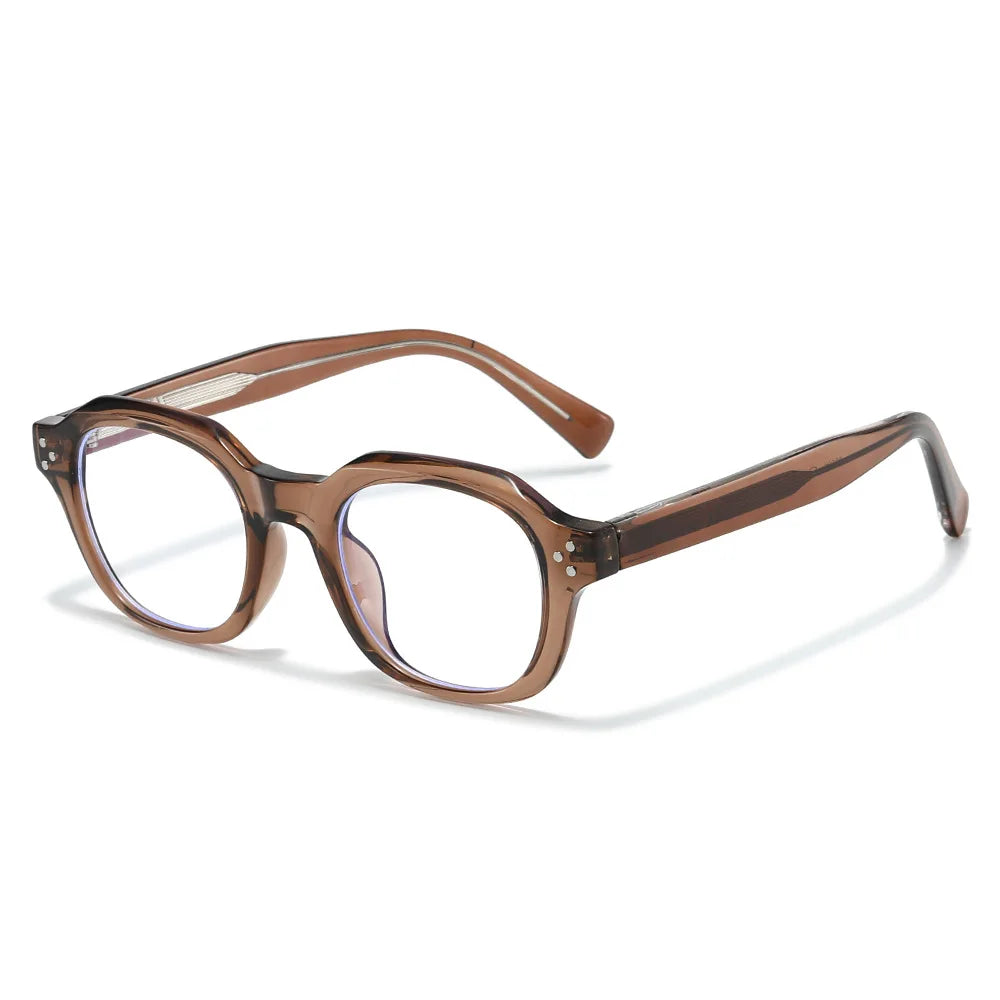 JNPCXI New Acetate Glasses Frames for Men Protect Eyes Anti Blue Light Square Fashion Eyeglasses Optical Eyewear