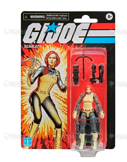 Original Hasbro G.I. Joe Classified Series SCARLETT Anime Figures Toys Models Collection