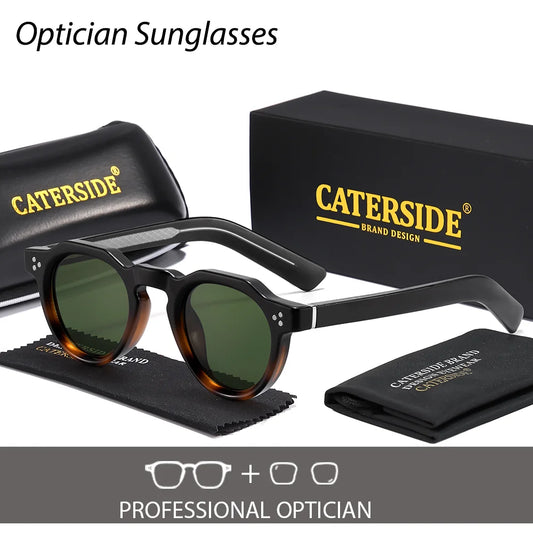 CATERSIDE Men's Optical Sunglasses Thickened Frames Prescription Glasses Women Nearsighted and Farsighted Driving Glasses UV400