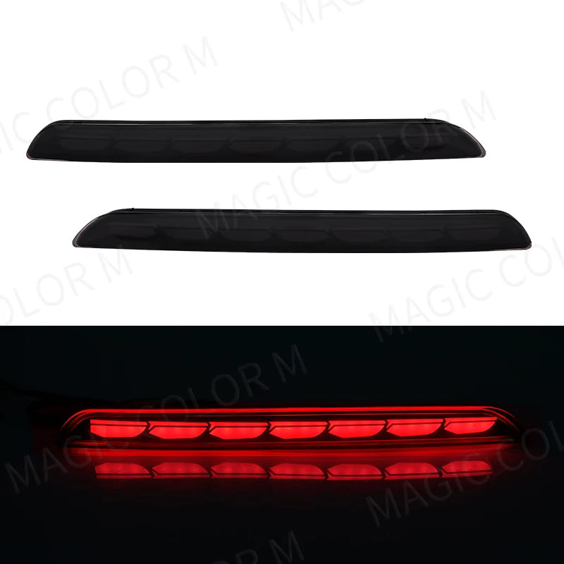For Honda Civic Sedan 2021 2022 2023 Multi-function LED Rear Bumper Light Rear Fog Lamp Auto Brake Reflector Car Accessories 12V