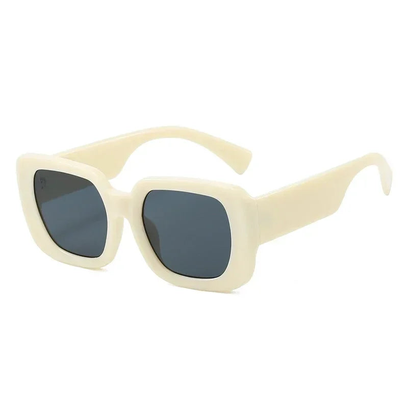 JNPCXI Square Ins Popular Fashion Women Sunglasses Retro Gradient Shades UV400 Men Trending Sun Glasses