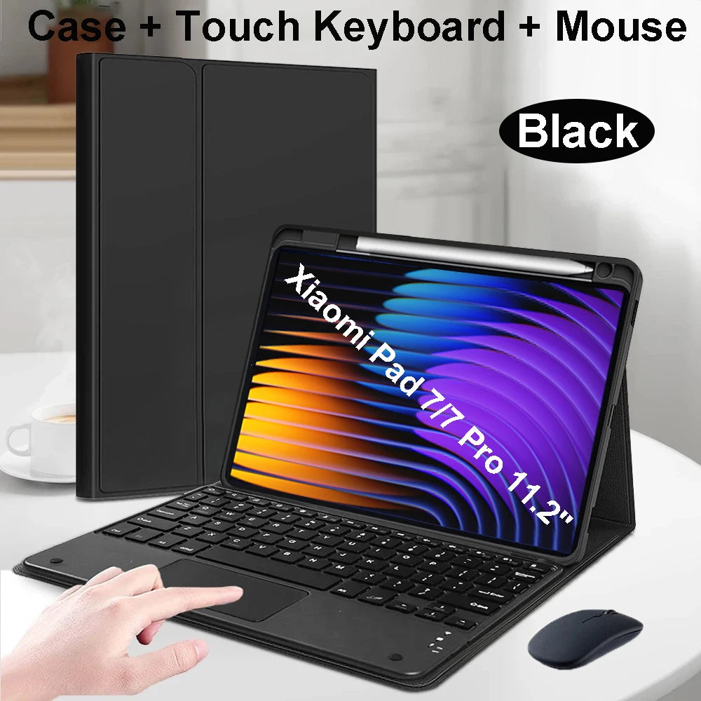 Xiaomi Pad 7 11.2 inch, Bluetooth keyboard + Mouse, Multi-Language Keyboard
