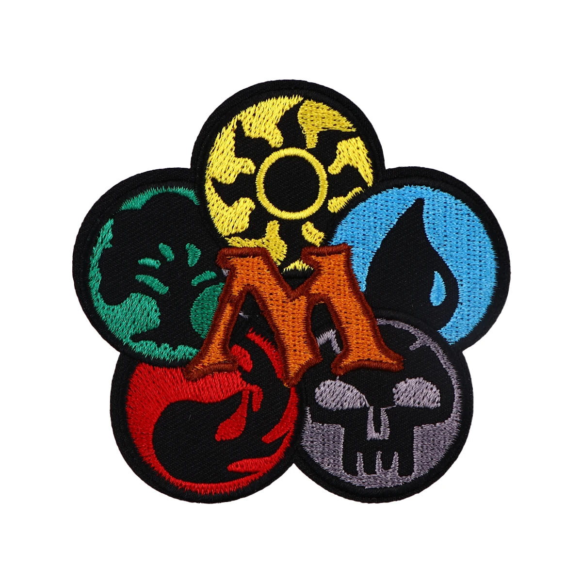 Party Card Game Iron On Patch Clothes Patch For Clothing Cool Embroidered Patch Garment Apparel Accessories Sewing Stickers