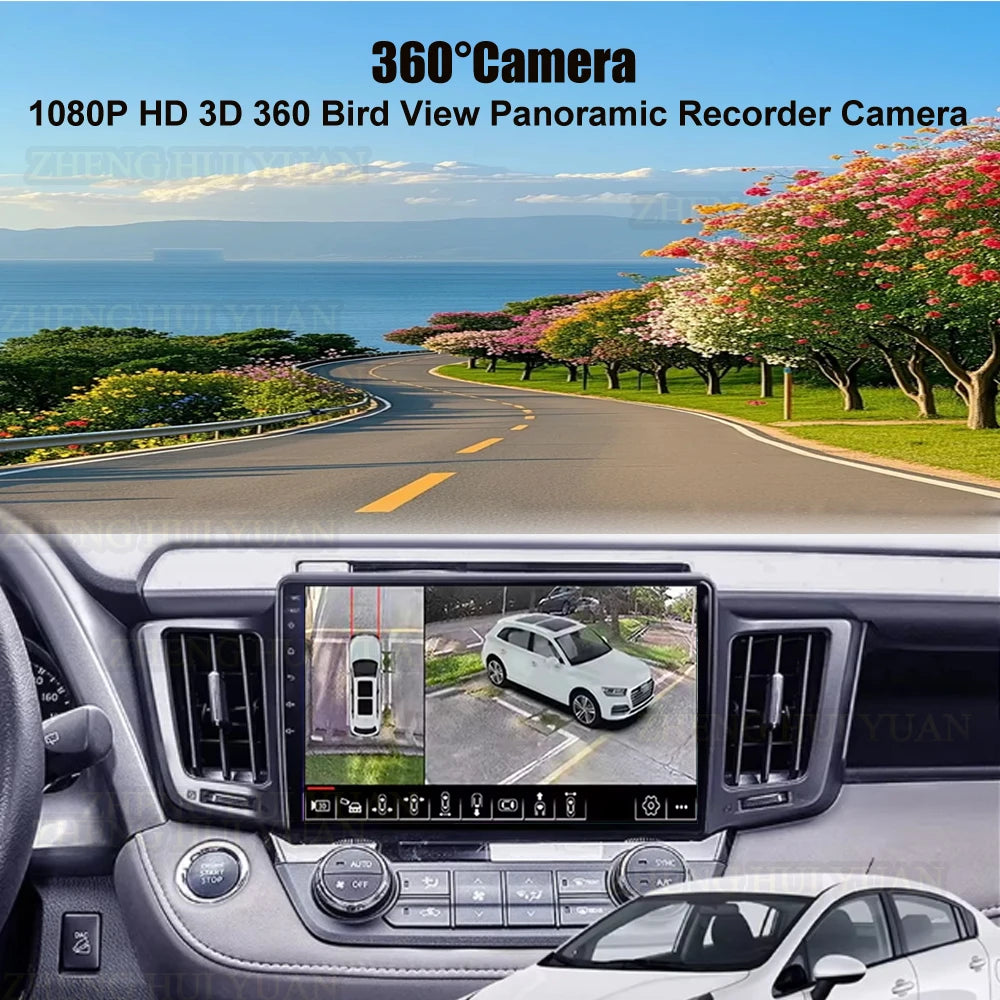 WIFI 4G Car Radio For Toyota RAV4 2013 2014 2015 2016 2017 2018 2019 XA40 RHD Android 15 Auto Wireless Carplay Car Multimedia DI