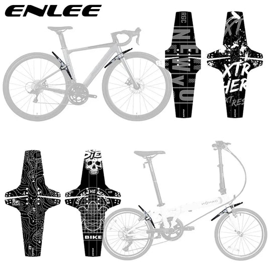 ENLEE Universal Bike Fender Mudguard Lightweight Mtb Road Bicycle Wings Mud Guard Front/Rear Tire Wheel Folding Cycling Fenders