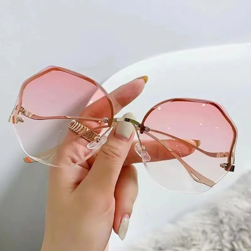 Stylish Frameless Polygon-Shaped Eyewear for Both Men And Women Perfect for Party Decorations