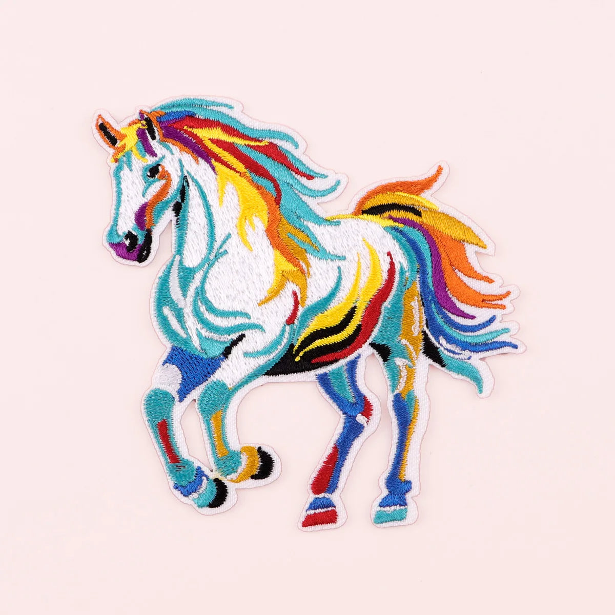 Colorful Horse Iron On Patch Clothes Patch For Clothing 2026 New Embroidered Patch Garment Apparel Accessories Sewing Stickers