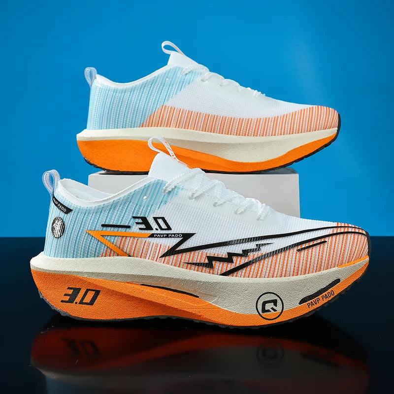 Men Running Shoes Marathon Carbon Board Speciality Sports Breathable Lightweight Women's Comfortable Athletic Sneakers New
