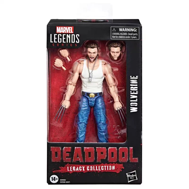 Original Hasbro Marvel Legends Series Wolverine Anime Figure Toy Model Collection