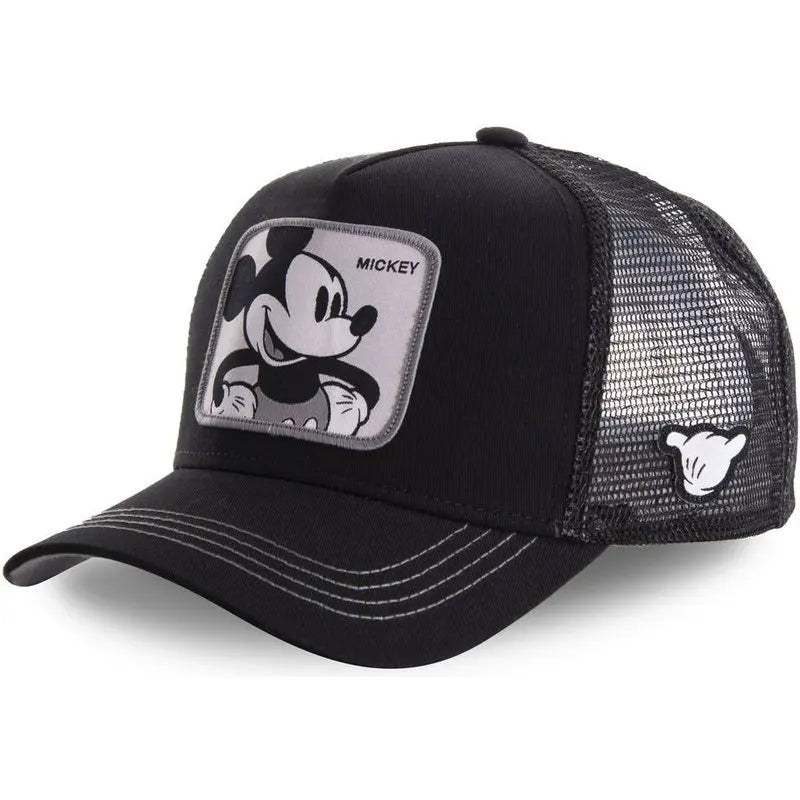High Quality Disney Styles Anime Cartoon Snapback Cotton Cap, Trucker Mesh Hat