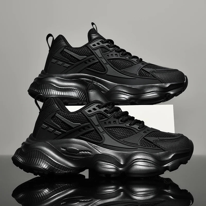 High Quality Walking Sneakers Men Large Size 48 Athletic Running Shoes For Men Black Platform Casual Basletball Sneakers Cool
