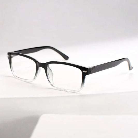 Simple and Unique Rectangular Frame Reading Glasses with Reading Patterns A Combination of High-quality Lenses