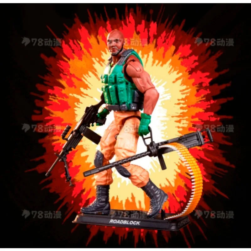Original Hasbro G.I. Joe Classified Series ROADBLOCK S Action Toy Figure Models Collection