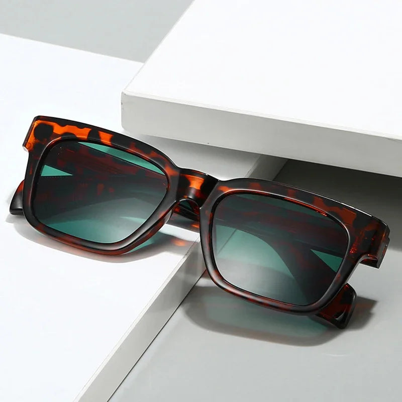JNPCXI Square Polarized Sunglasses Women Shades UV400 Fashion Luxury Gradient Men Outdoors Sun Glasses