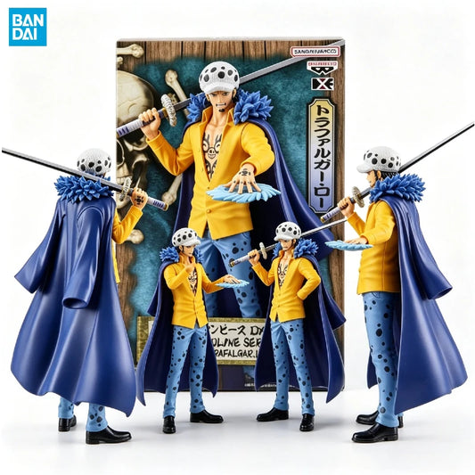 【IN STOCK】Original Banpresto DXF The Grandline Series Extra One Piece Trafalgar D. Water Law 17cmAction Figure Collectible Model