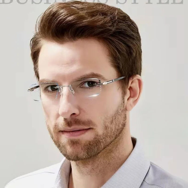 Luxurious TR90 Reading Glasses Unisex Non Glasses Suitable for Computer Reading Fashionable and Lightweight Daily Glasses