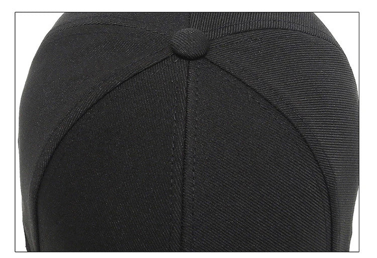 Unisex Hua Label Baseball Caps Hip Hop Cap, Outdoor Adjustable Hat Sunscreen Hat