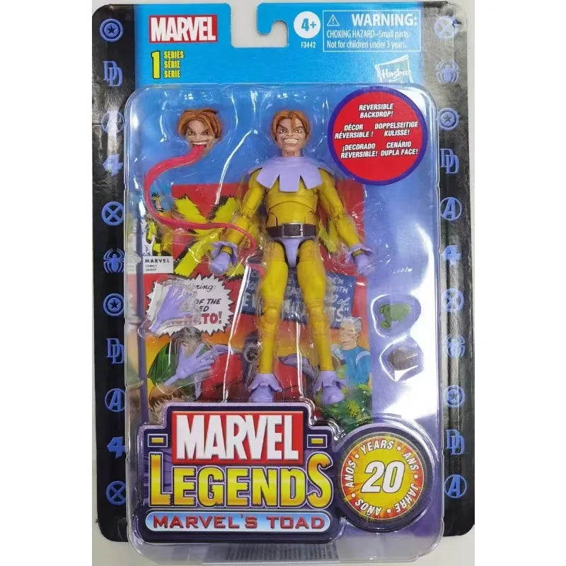 Original Hasbro Marvel Legends Series 20th Anniversary Toad Anime Figure Model Toys Ornaments
