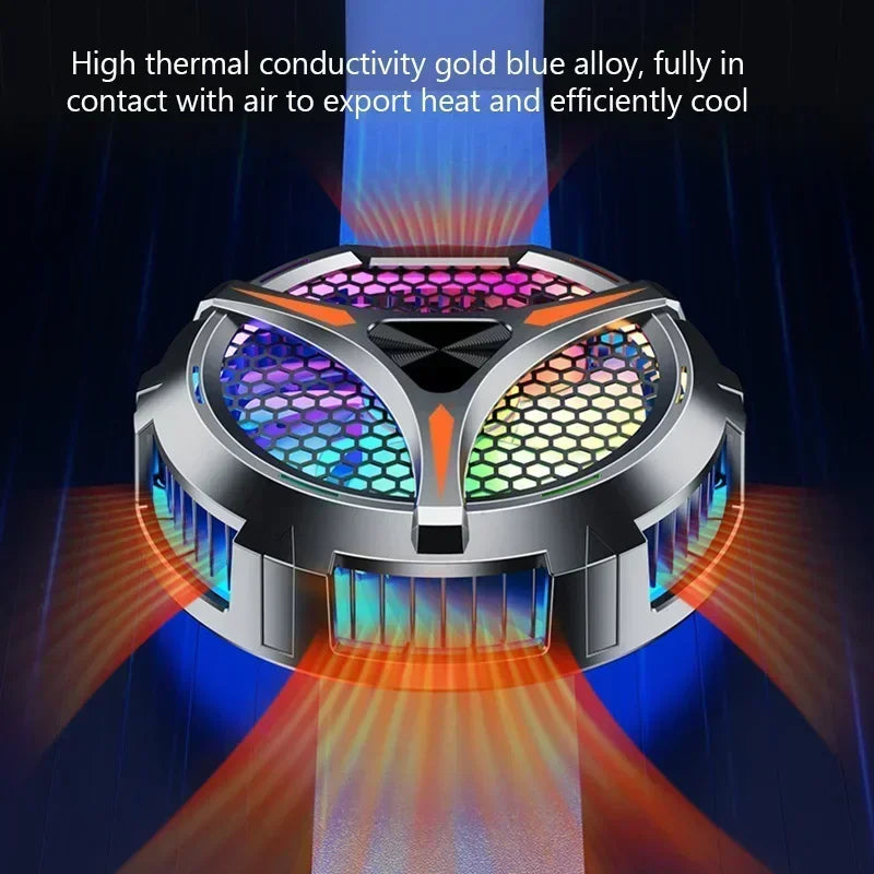 Cooling Radiator phone Magnetic Cooler for Dedicated Tablet with Aluminum Laptop Tablet Holder Stand Radiator for Pad Cellphone