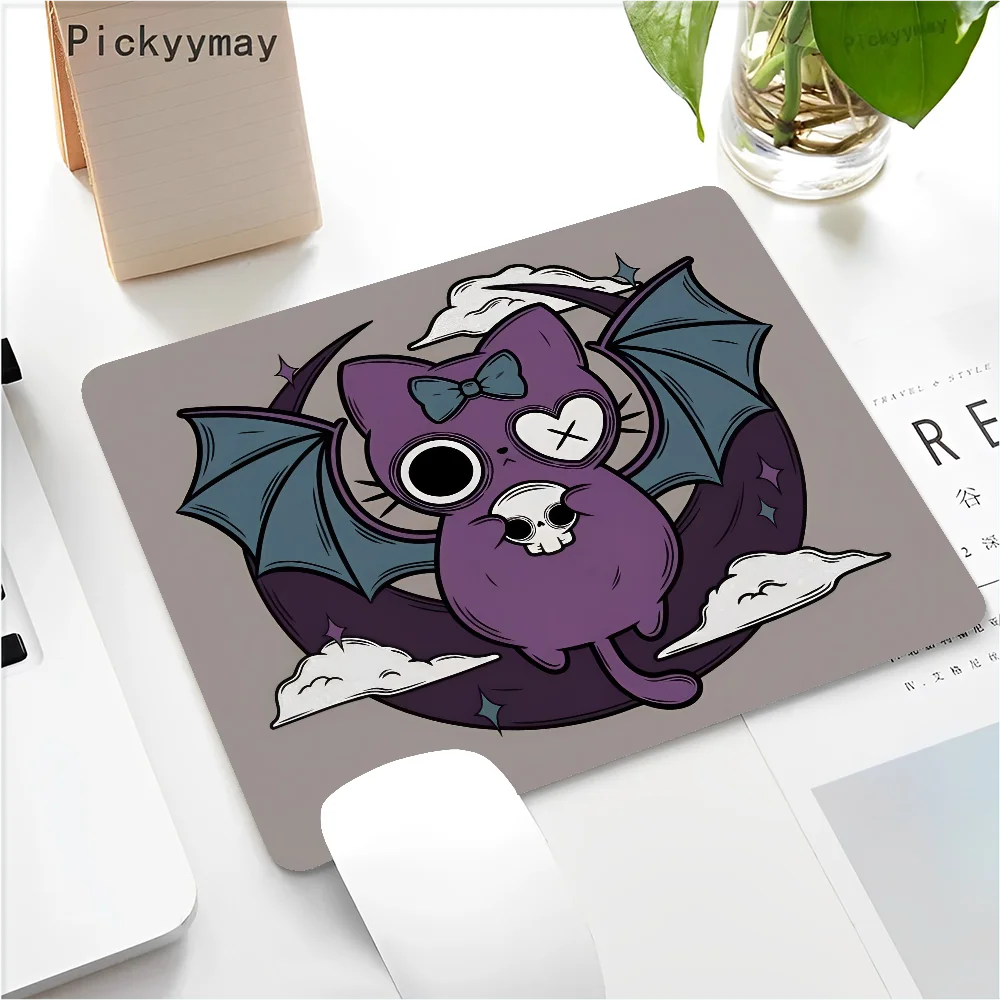Funny Black Cat Mouse pad PC Desk Mat Table Big Mouse Pad PC Non-slip Rug Z26