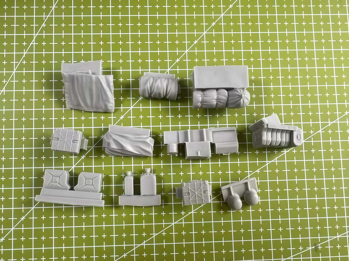 1/35 Cast Resin Model, Scene Model Making Tank Parts Modification Parts Gk, Uncolored Model