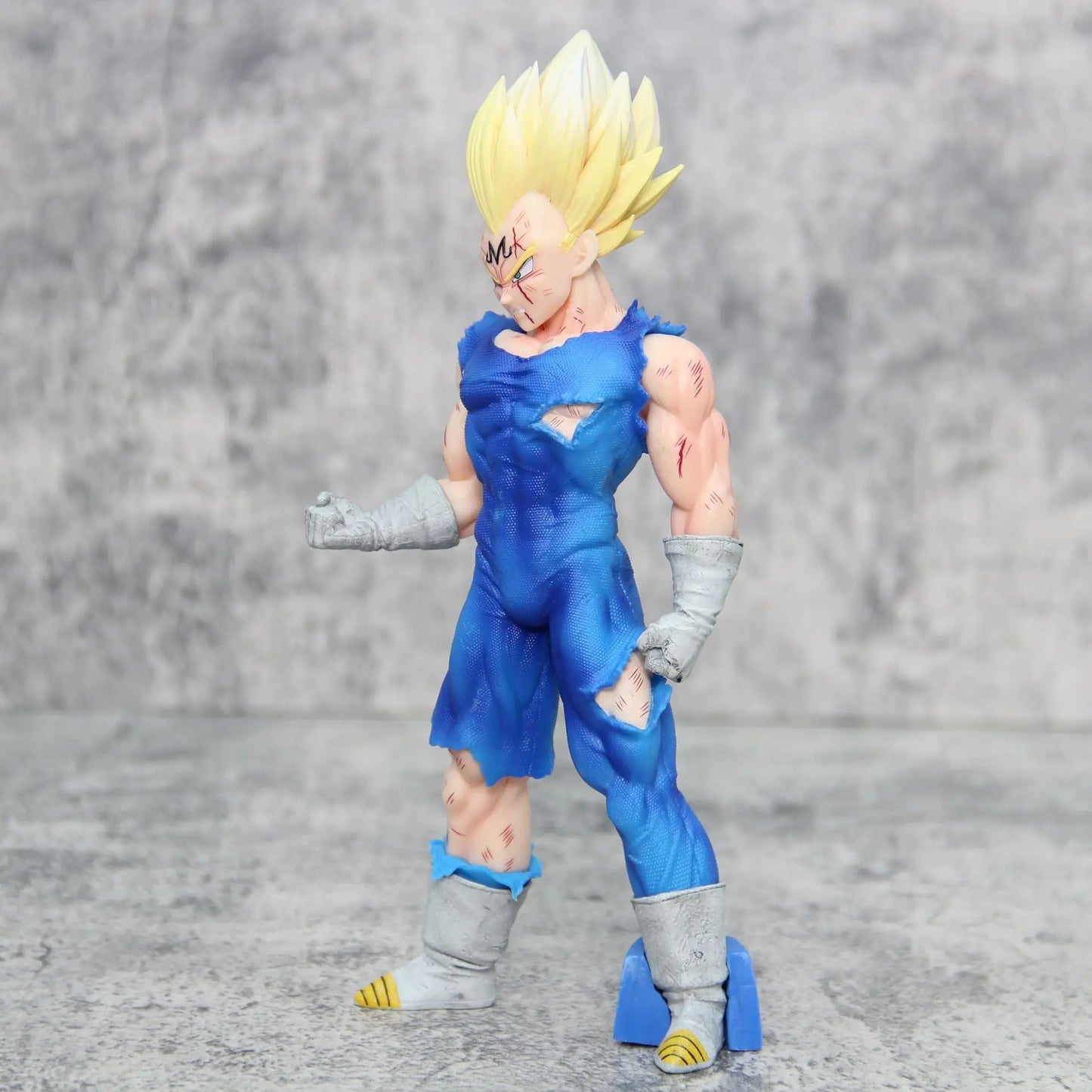 8" Anime Dragon Ball Vegeta Action Battle Damage Statue Anime Figurine PVC Model
