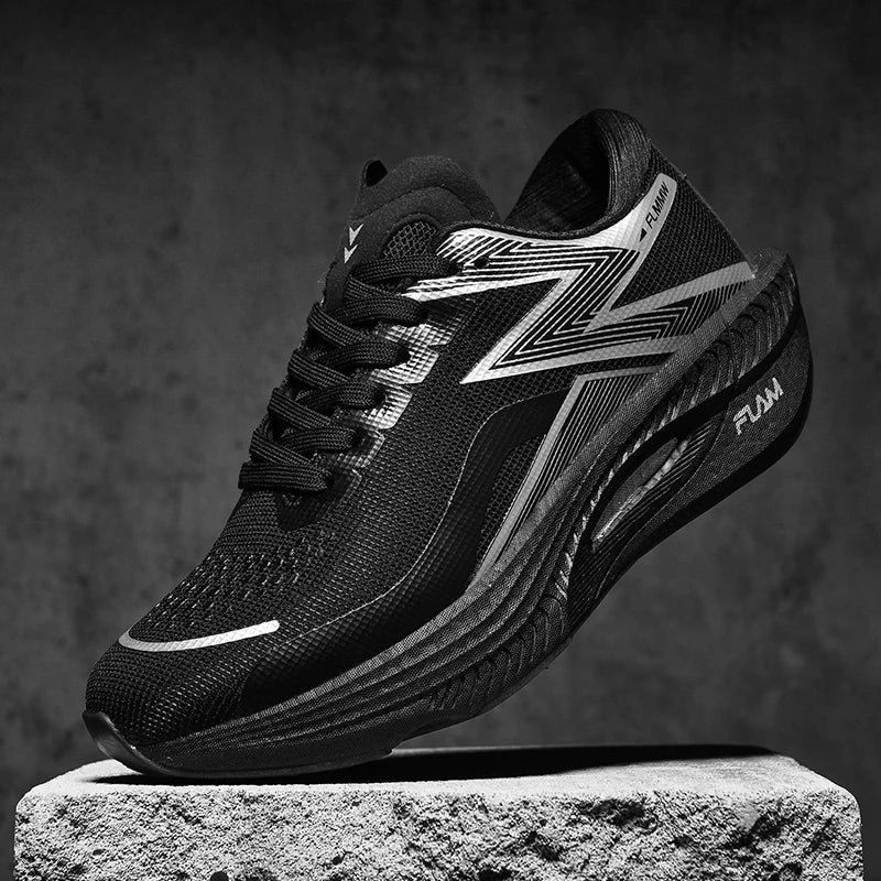 Sneakers Men Running Shoes Carbon Board Marathon Sports Shoes Breathable Lightweight Women's Comfortable Athletic Sneakers1911
