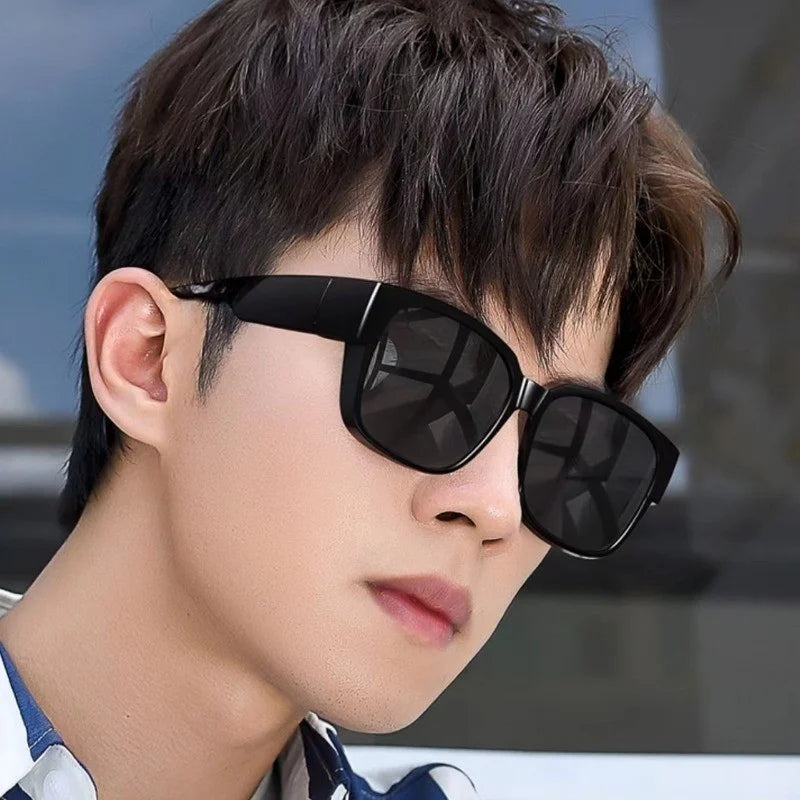 Unisex Polarized Sunglasses Fashion Sunshade Glasses for Fishing Outing Unisex Wrapped Sunglasses
