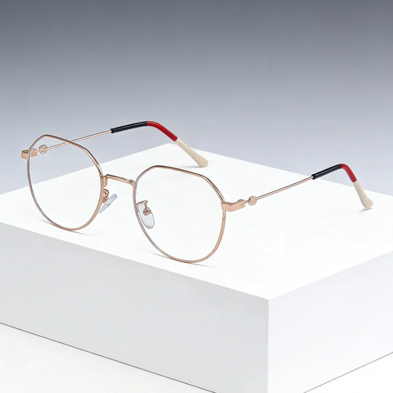 2PCS Anti Blue Light Blocking Glasses Clear Anti Radiation Glasses Replaceable Lens for Women/Men