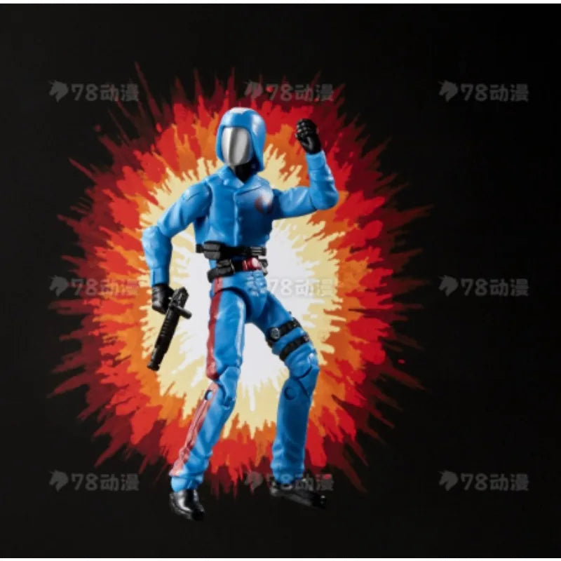 Original Hasbro G.I. Joe Classified Series Retro Collection Cobra Commander Anime Figures Toys Models Collection
