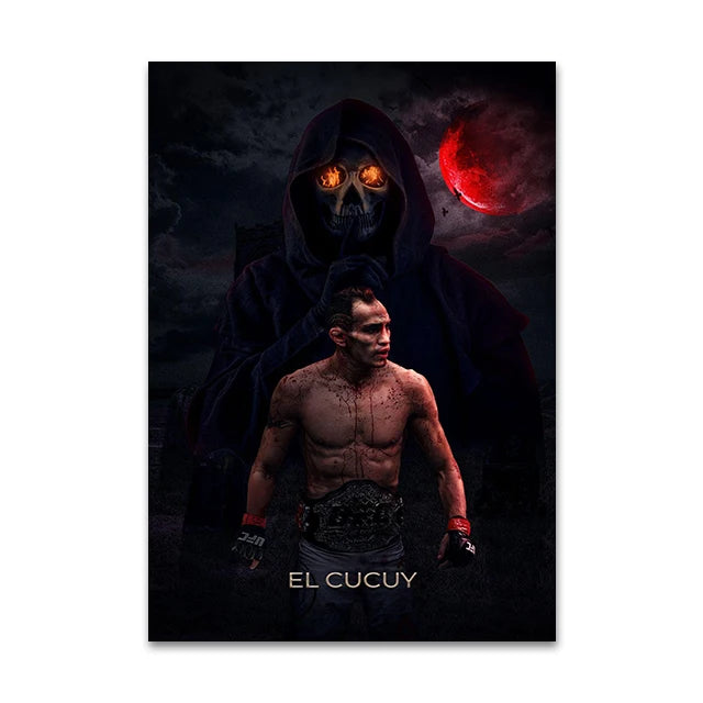 EL Cucuy MMA Fighting Champs Star Canvas Wall Art Print Room Decorative Painting