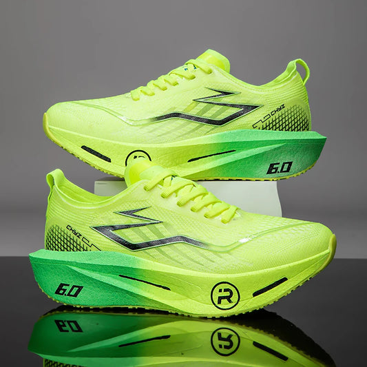 Marathon Men Sports Running Shoes Carbon Board Breathable Lightweight Women Comfortable Stable Athletic Casual Sneakers Outdoor