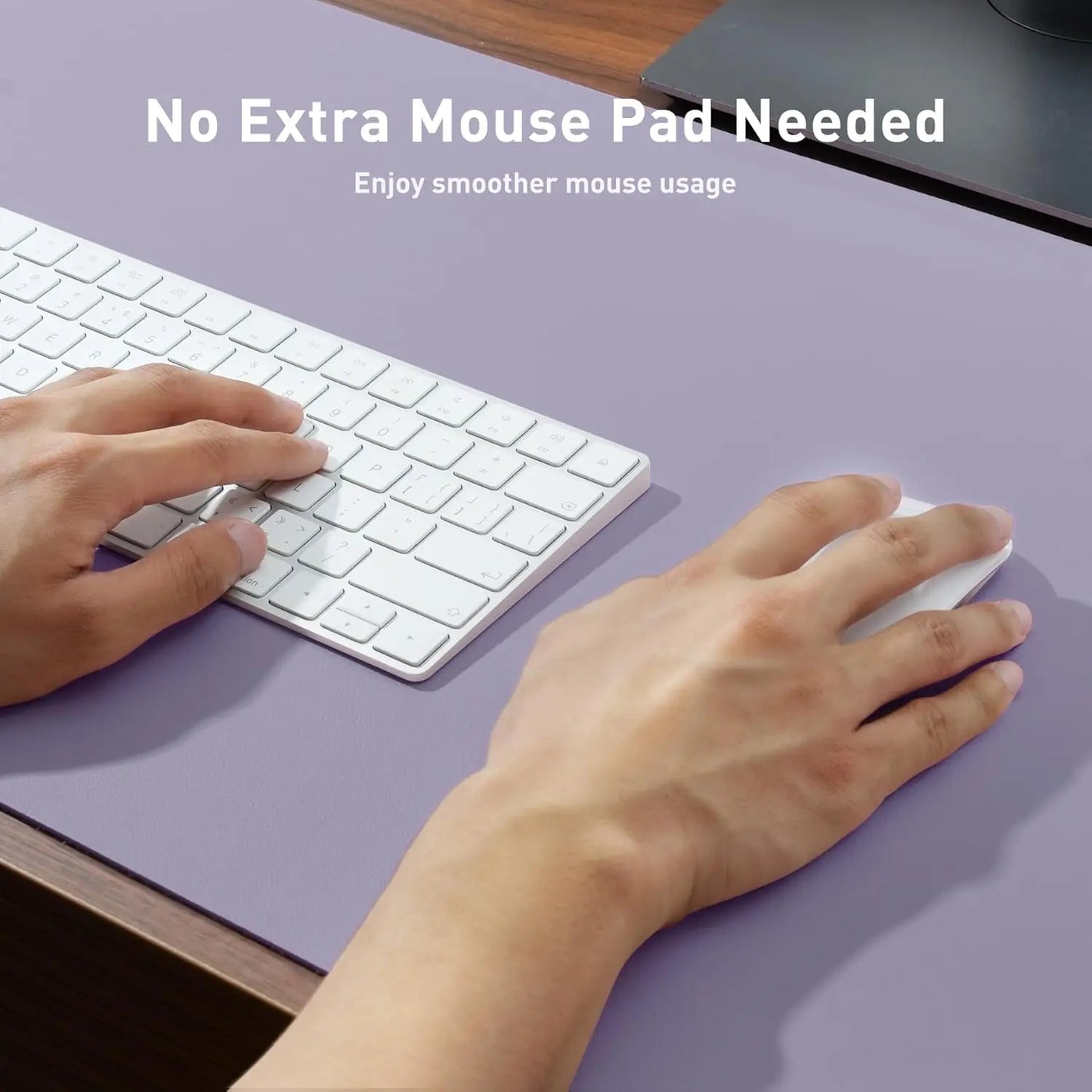 XXL Mouse Pad Office Desk Pad ,PU Leather Desktop Keyboard Desk Mat Gaming Mousepad Desk Writing Pad for School /Home/Office