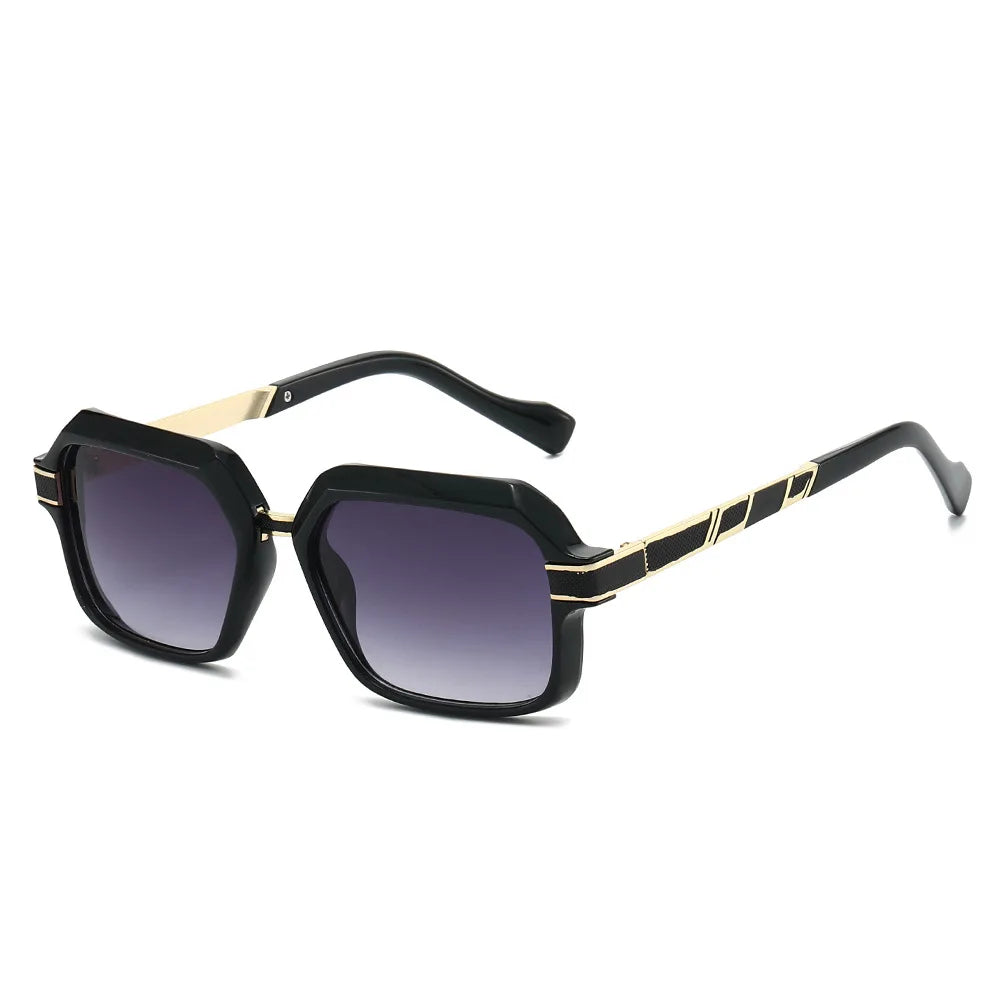 JNPCXI New Men Vintage Square Sunglasses Fashion Retro Sun Glasses Luxury Brand Design Shades Eyewear Women Goggles