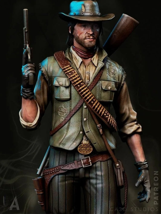 1/24 Resin Figure Kit a Fistful of Dollars Cowboy Hobby Unassembled & Unpainted