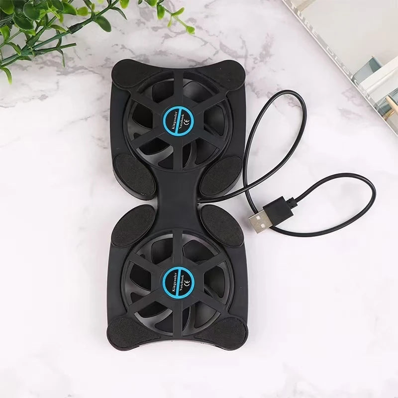 USB Mini Laptop Fan Stand Notebook Foldable Folding Cooler Notebook Cooling Pad