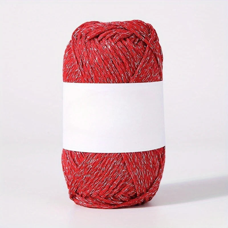 3.52oz Colorful Shiny Thread, Colorful Shiny Thread, Medium Thick Thread, Knitted Sweaters, Vests, Cushions And Other Crafts