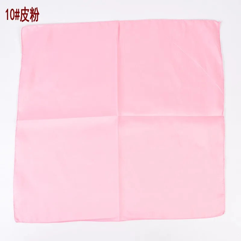 New Fashion Retro Polyester Solid Color Hip Hop Street Dance Headband Multifunctional Cycling Mask 53 Small Square Scarf