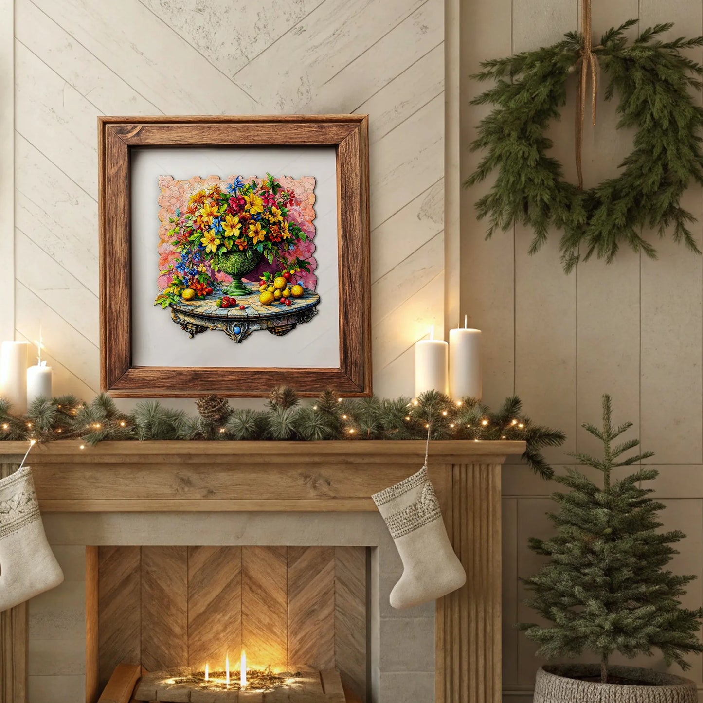 Human Candy Scenery Wooden Jigsaw Puzzle Wood Decor Painting Christmas and Halloween Gift Toy For Teen And Kid