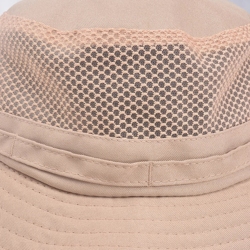 Xinbaoguan 100% Polyester 9044 Summer Outdoor Sunshade and Sunscreen Sun Hat Fishing Fisherman Hat Men's and Women's Benny Hat