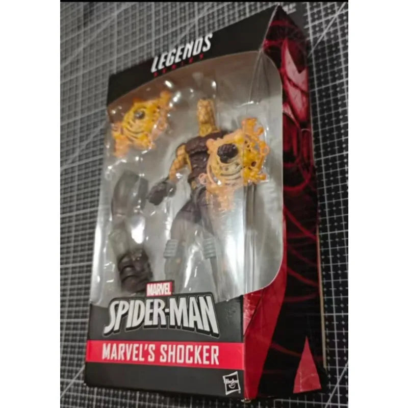 Original Hasbro Marvel Legends Series Spider-Man MARVEL'S SHOCKER Anime Figure Toy Collection Model