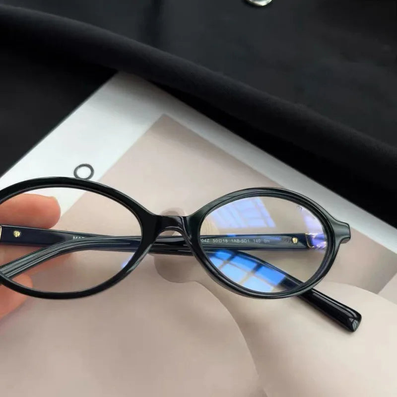 Blue Light Blocking Retro Y2K Style Small Frame Glasses Chic Leopard Print for TV Computer Phone Use Perfect for Parties