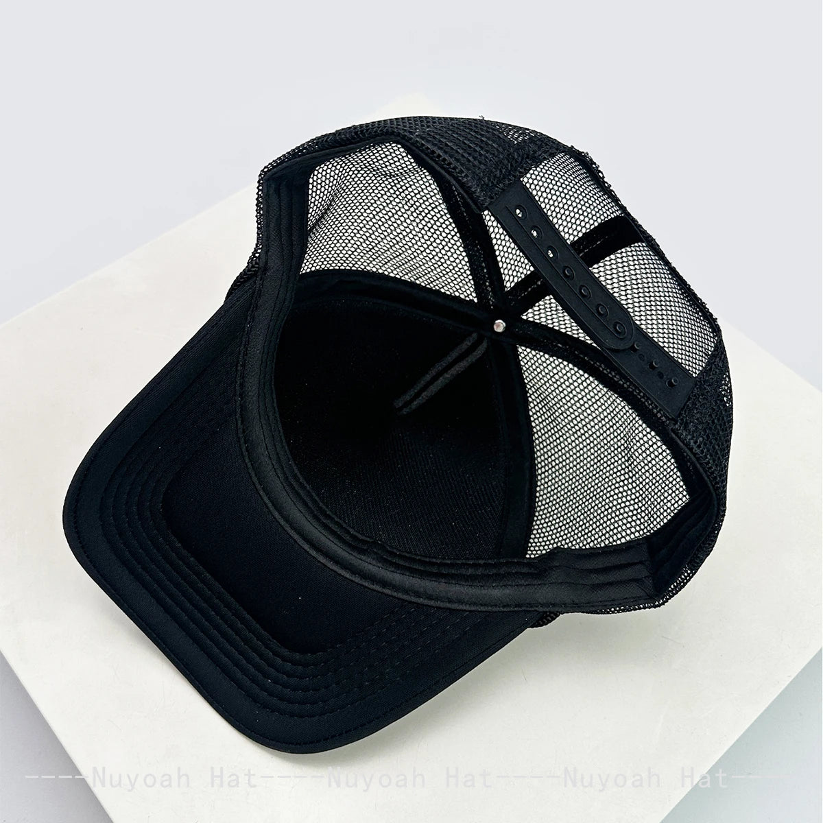 New Unisex Interesting 3D Printed Letters Baseball Hats Sunshade Hip Hop Breathable Cute Trucker Caps Mesh Versatile Casual ins