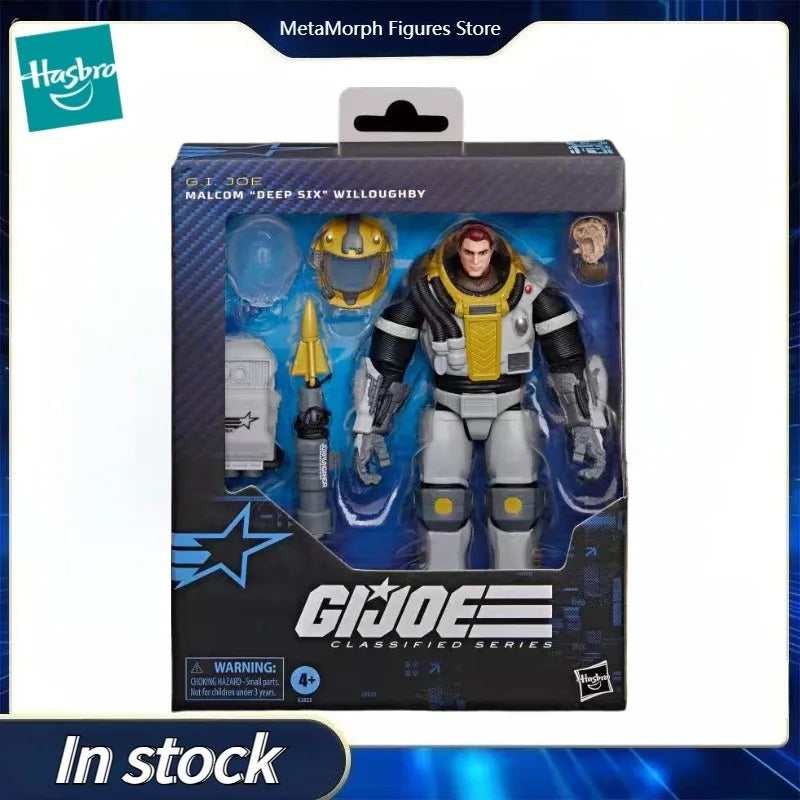 【Pre Sale】Original Hasbro G.I. Joe Classified Series #206 Malcom Deep Six Willoughby Action Toy Figure Collection Model