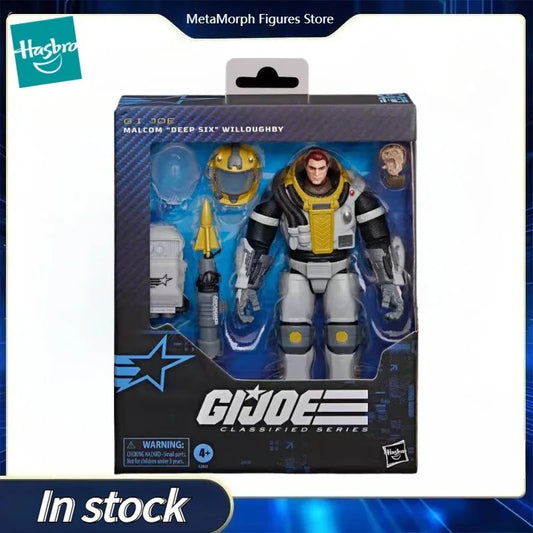 【Pre Sale】Original Hasbro G.I. Joe Classified Series #206 Malcom Deep Six Willoughby Action Toy Figure Collection Model