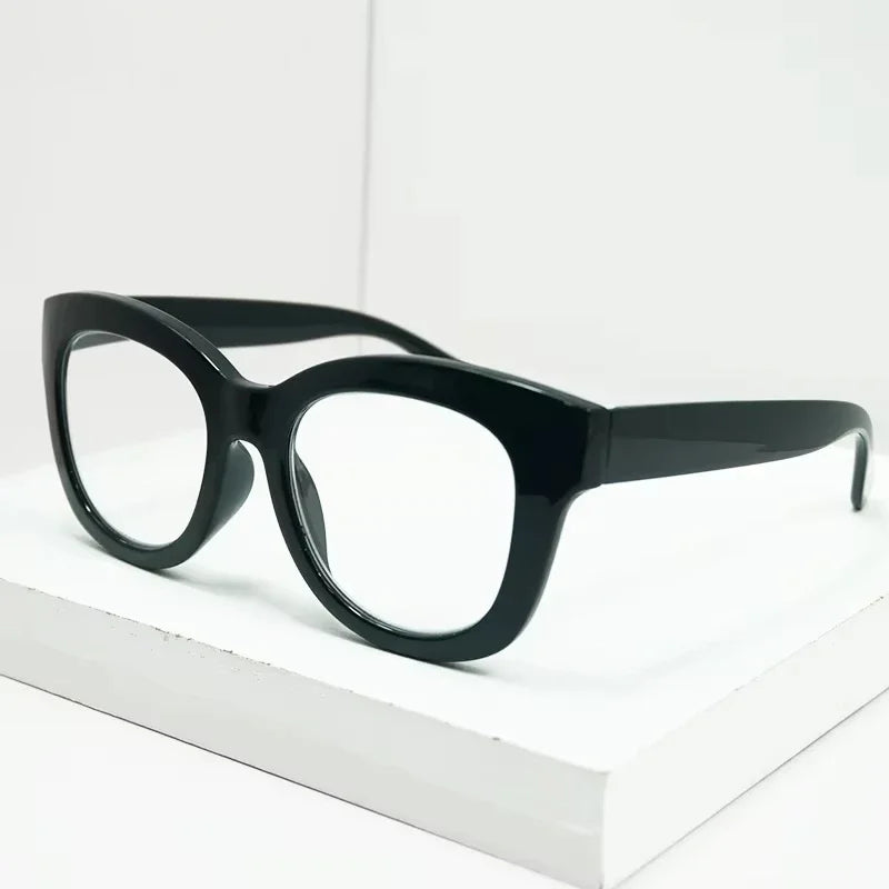 JNPCXI Fashion Square Spring Temples Women Glasses Frame Clear Anti-Blu-Ray Eyewear Retro Men Optical Frame Reading Glasses