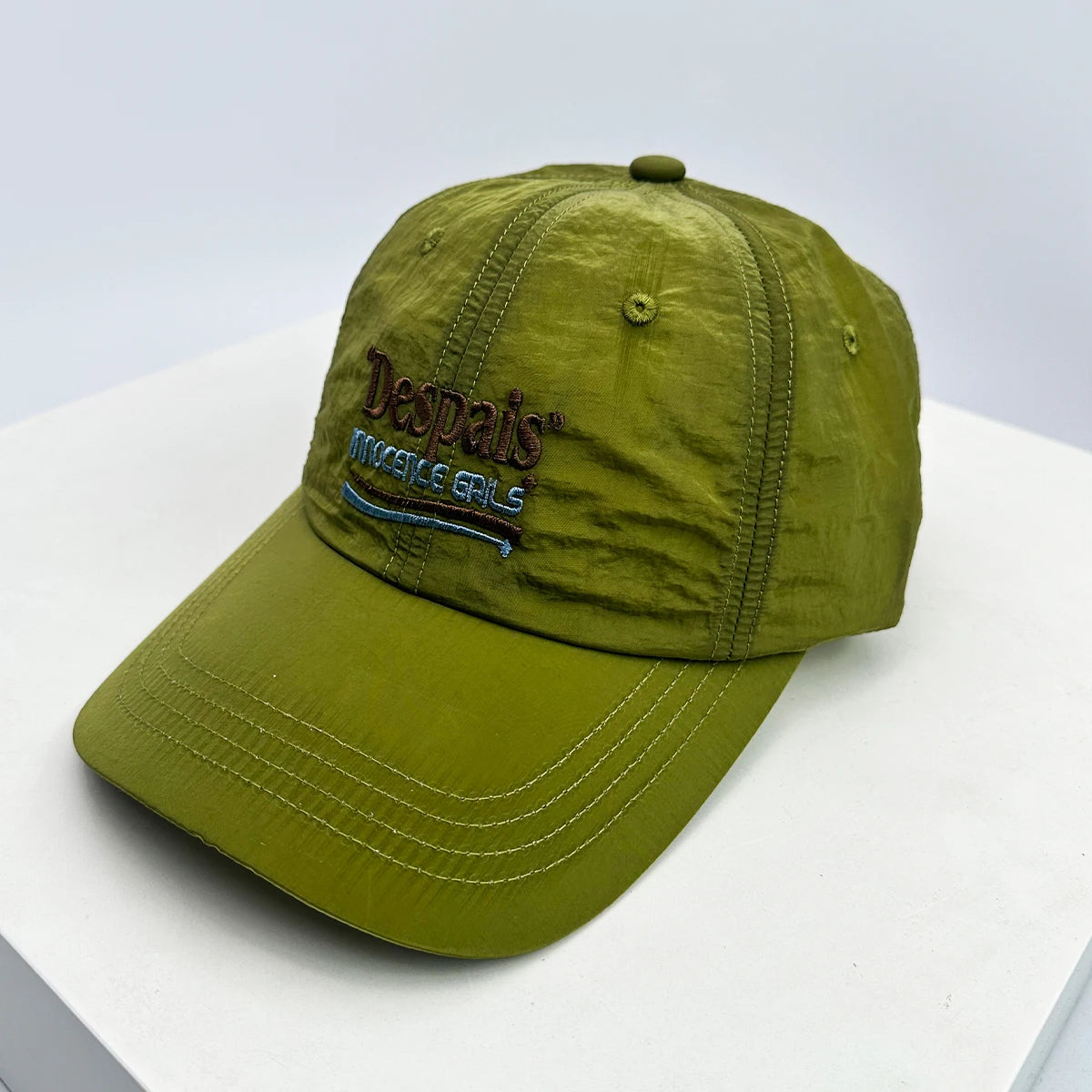 New Unisex Embroidered Despais Letters Quick Drying Baseball Hats Breathable Sports Sunshade Outdoor Peaked Caps Versatile ins