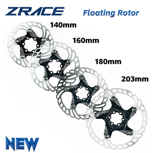 ZRACE MTB Bike Disc Brake Rotor Strong Heat Dissipation Floating 140mm 160mm 180mm 203mm