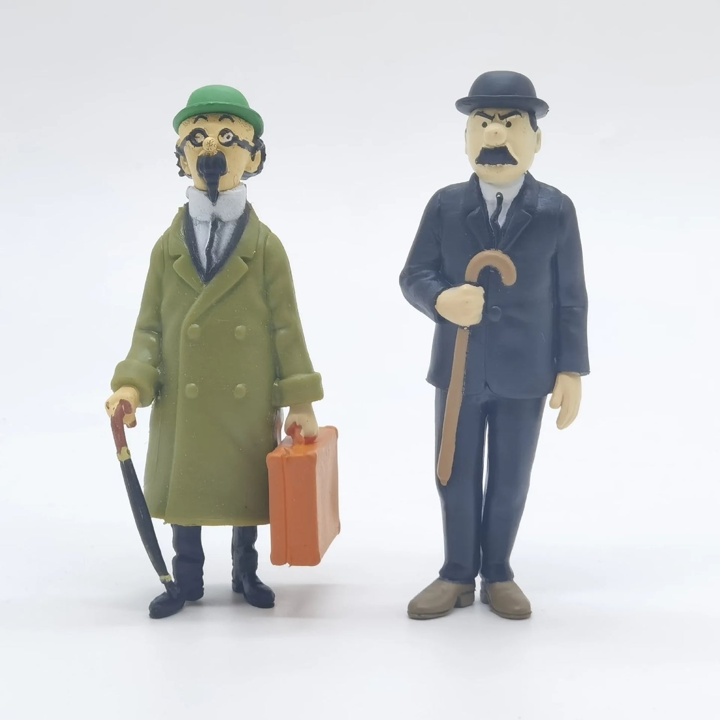 6pcs/set Cartoon The Adventures of Tintin PVC Action Figures Tintin Milou Dupont